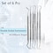 A2Z Scilab 6 Pcs Oral Hygiene Kit Stainless Steel Dental Tools A2Z-ZR-SS6 - alternate 6